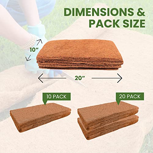 Coco Coir 10" x 20" Grow Mats