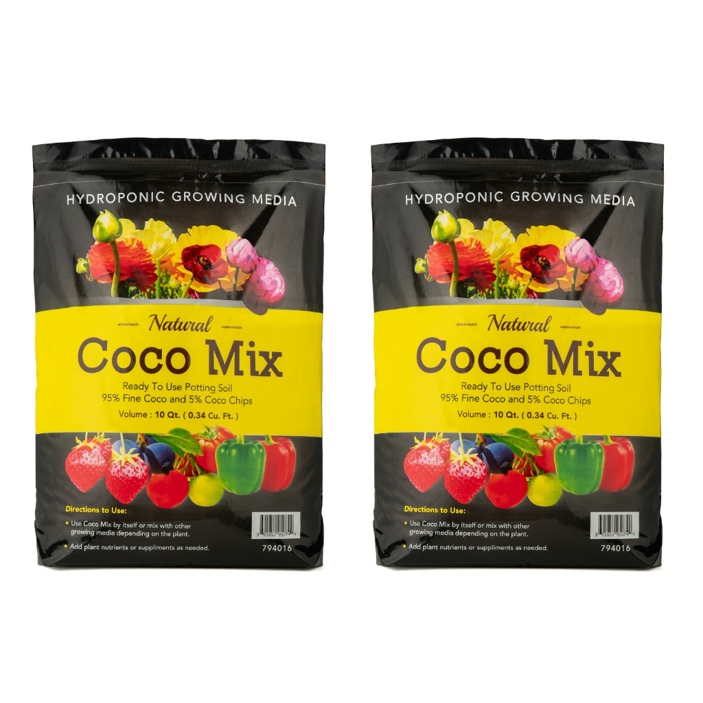Coco Grow Media 10 Quarts Bag