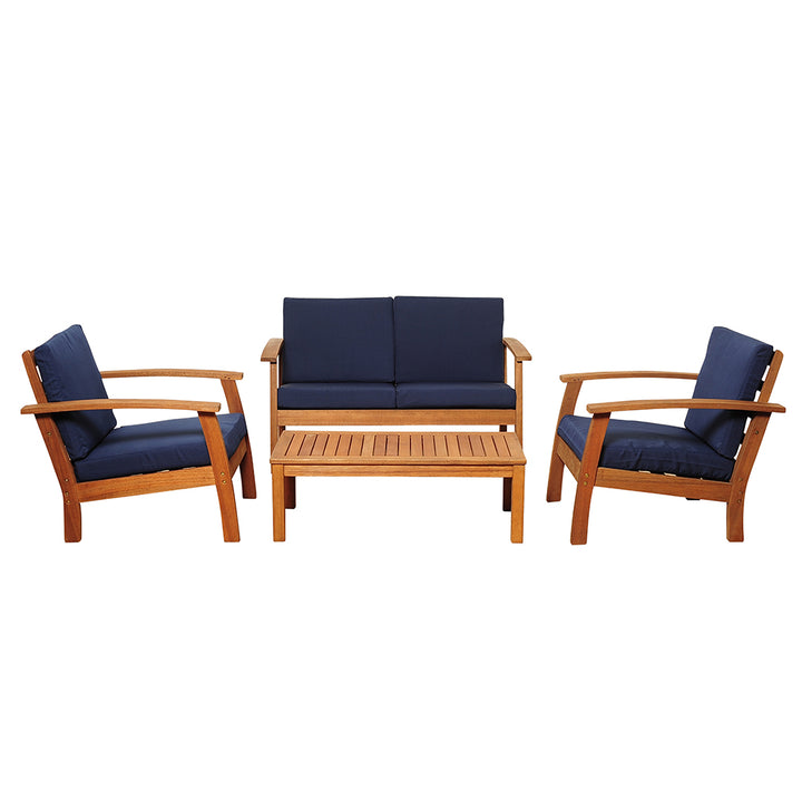Murano 4 Piece Eucalyptus Conversation Set