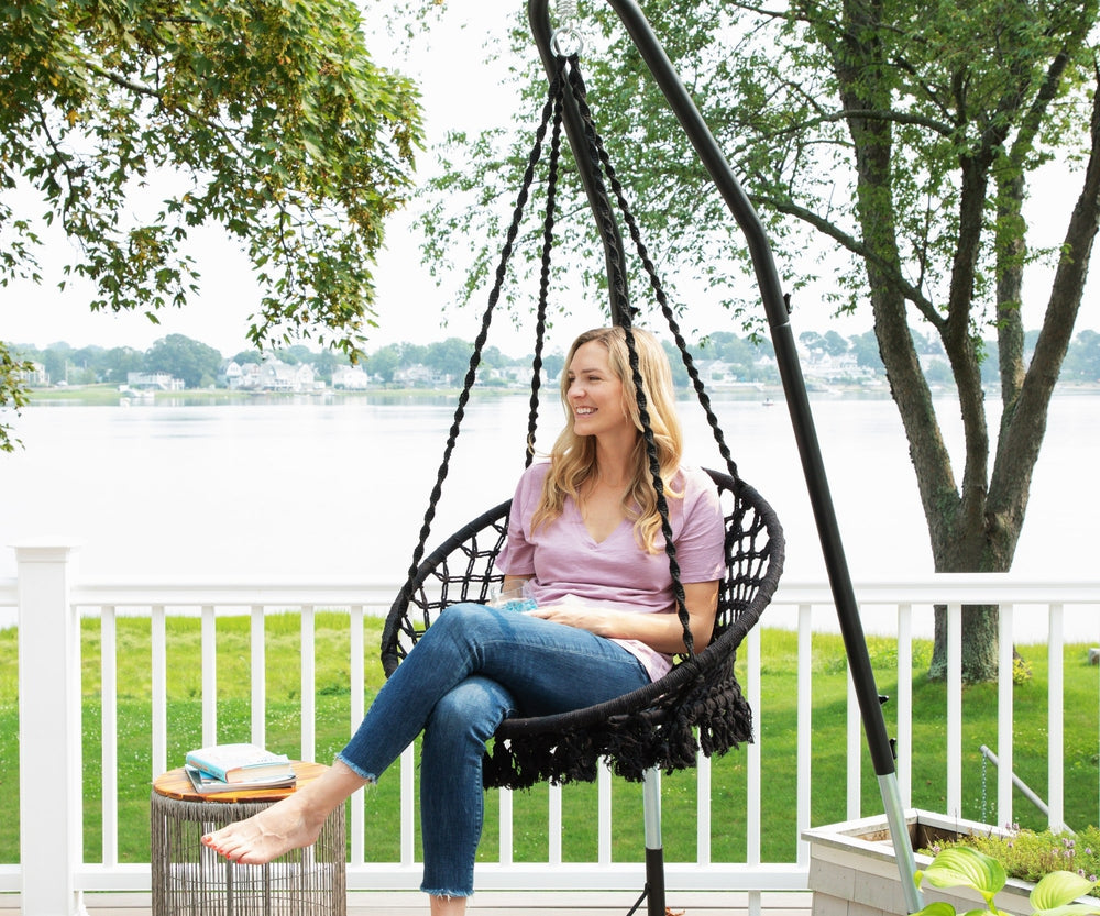 Bahia Macrame Hammock Swing Chair