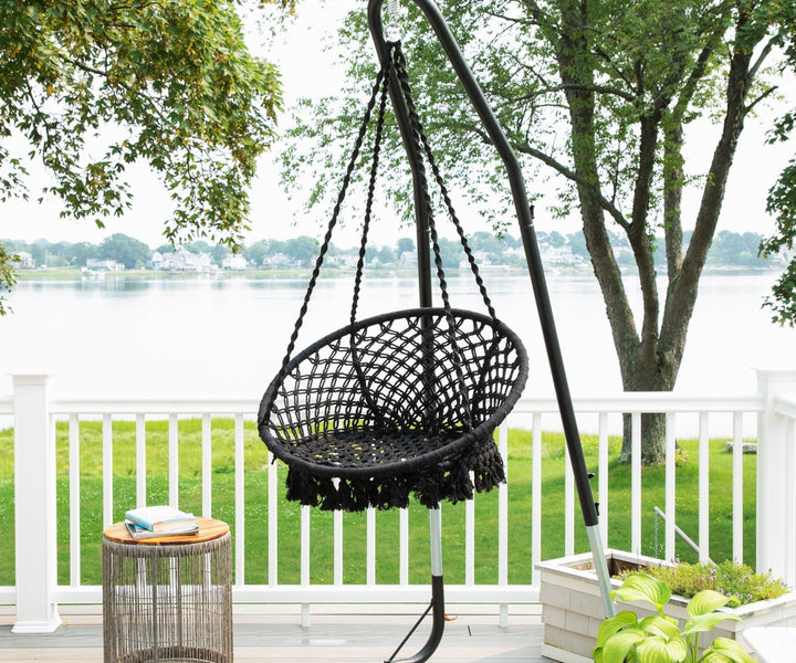 Bahia Macrame Hammock Swing Chair