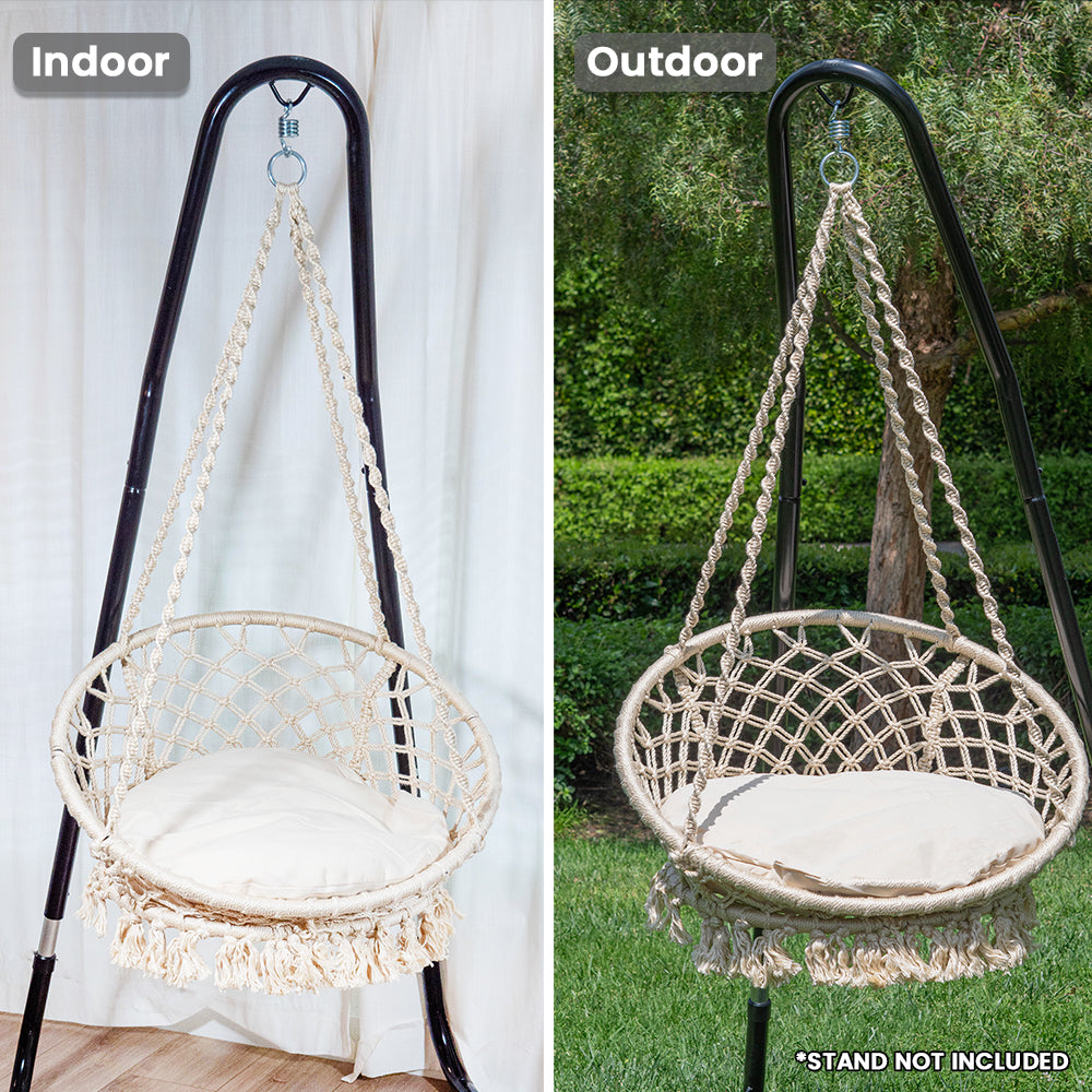 Bahia Macrame Hammock Swing Chair - view 12