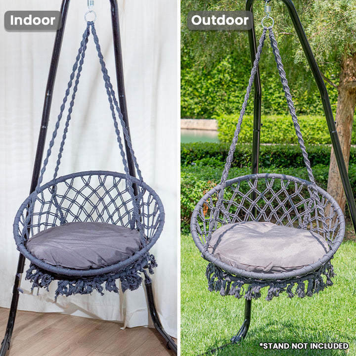 Bahia Macrame Hammock Swing Chair