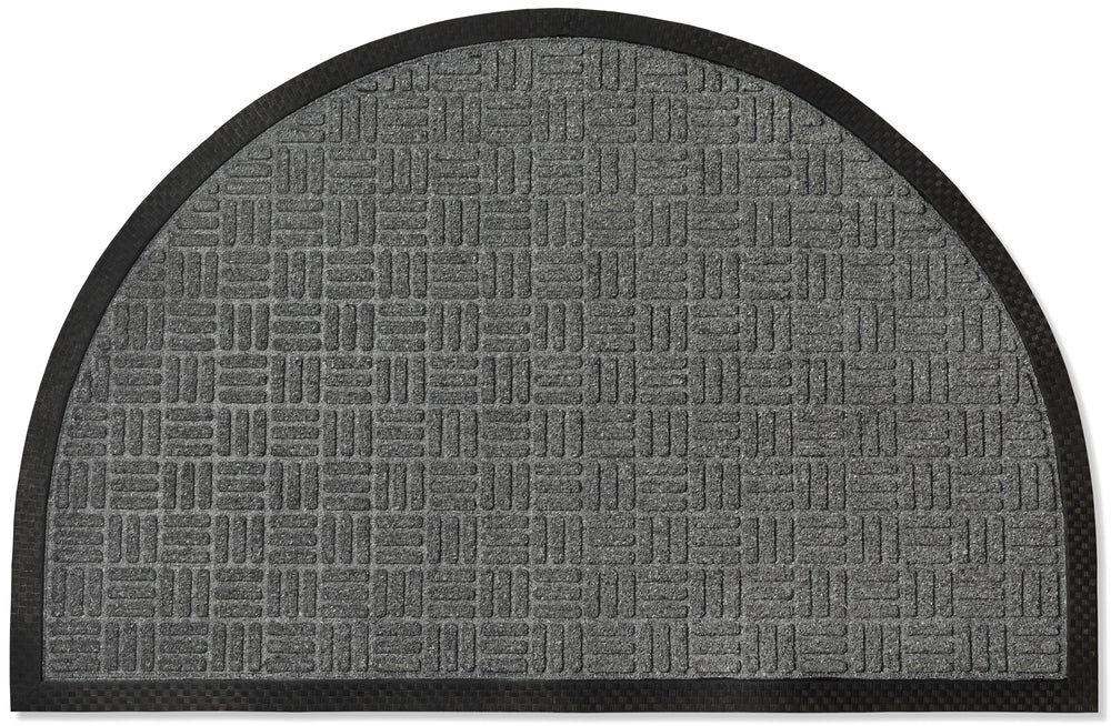 Checker Half Round Indoor Outdoor Door Mat - 24" x 36" - view 20
