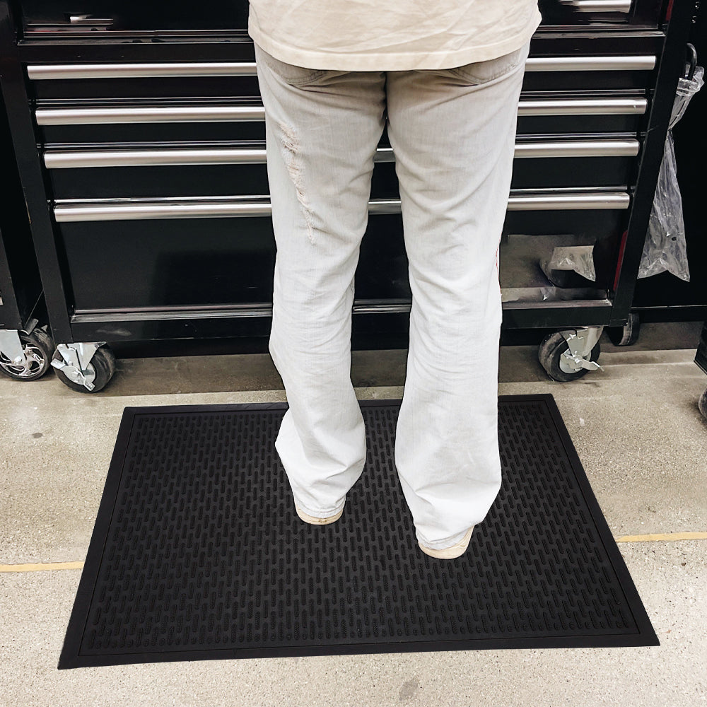 Maze Shoe Scraper Floor Mat