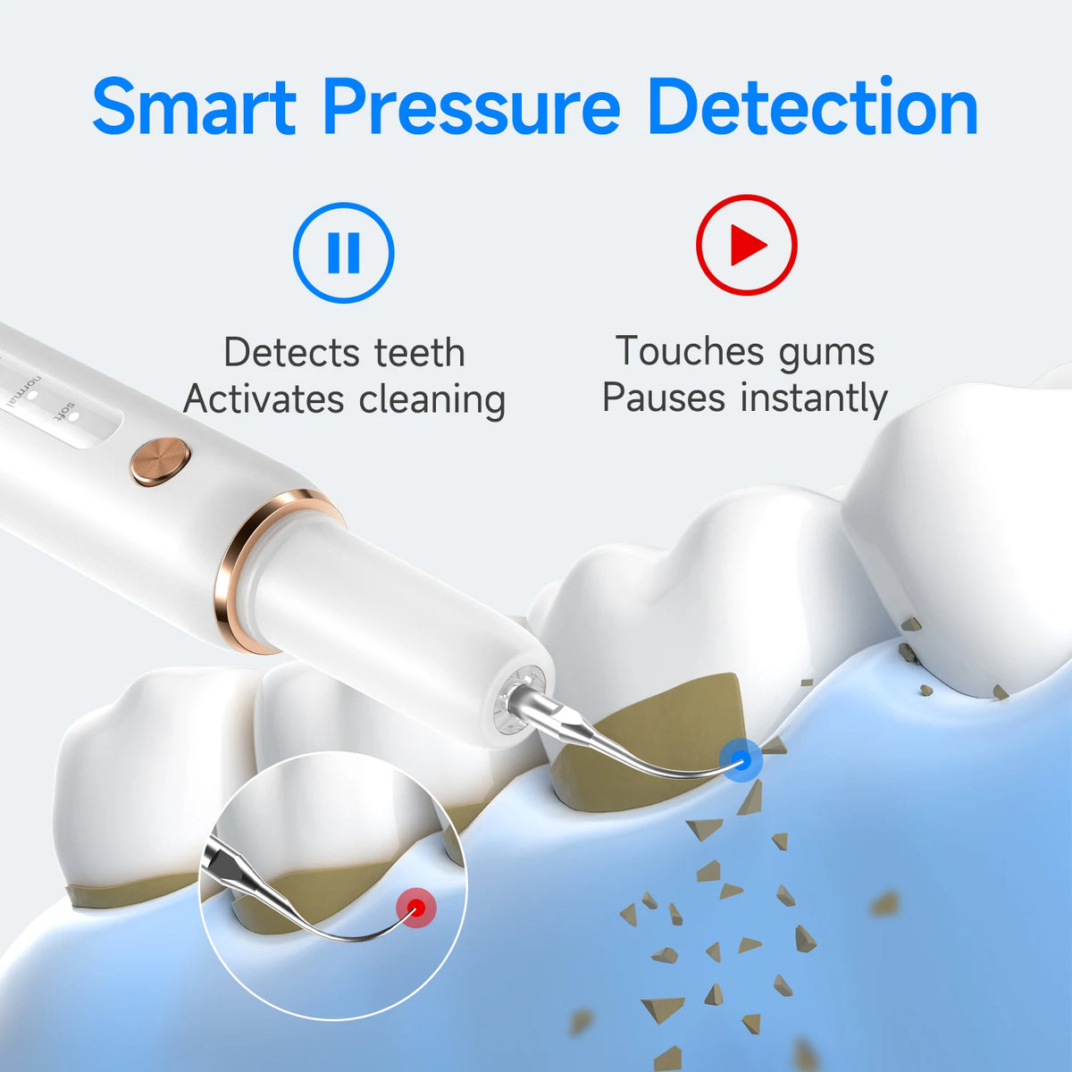 T4 Ultrasonic Tooth Cleaner - Safe & Effective Dental Care - view 4