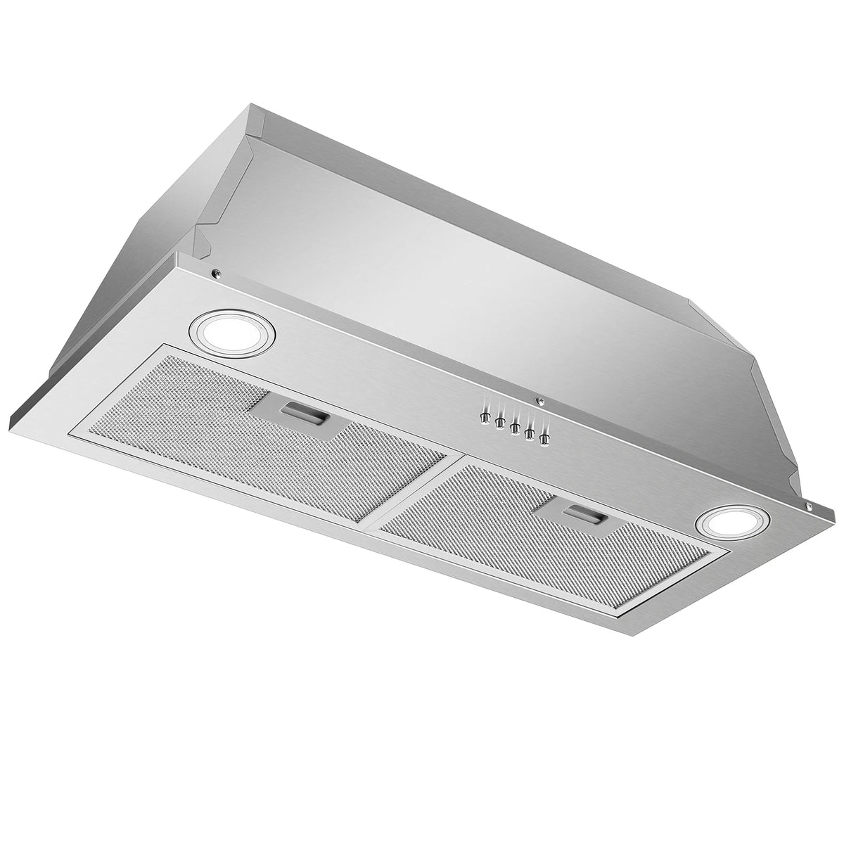 Range Hood Insert 30 Inch Stainless Steel Built-in Kitchen Hood with 13m³ / Min, Ductless/Ducted Range Hood, P