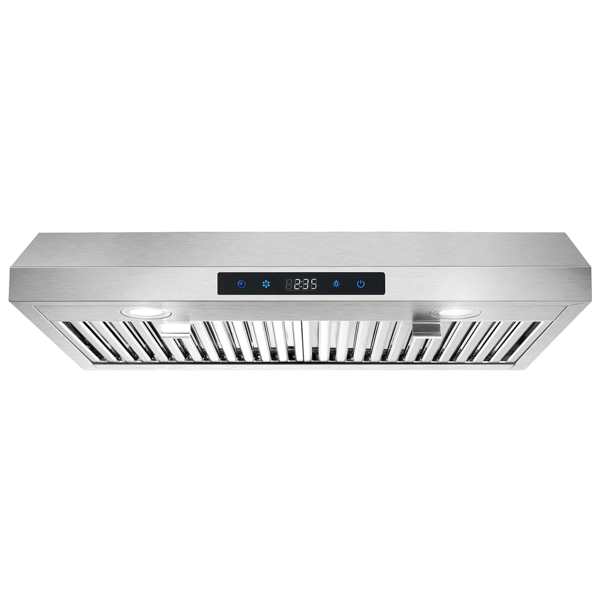 Range Hood 30 Inch Under Cabinet, Range Hoods with Touch Control,3-Venting Kitchen Hood,Stainless Steel Vent H