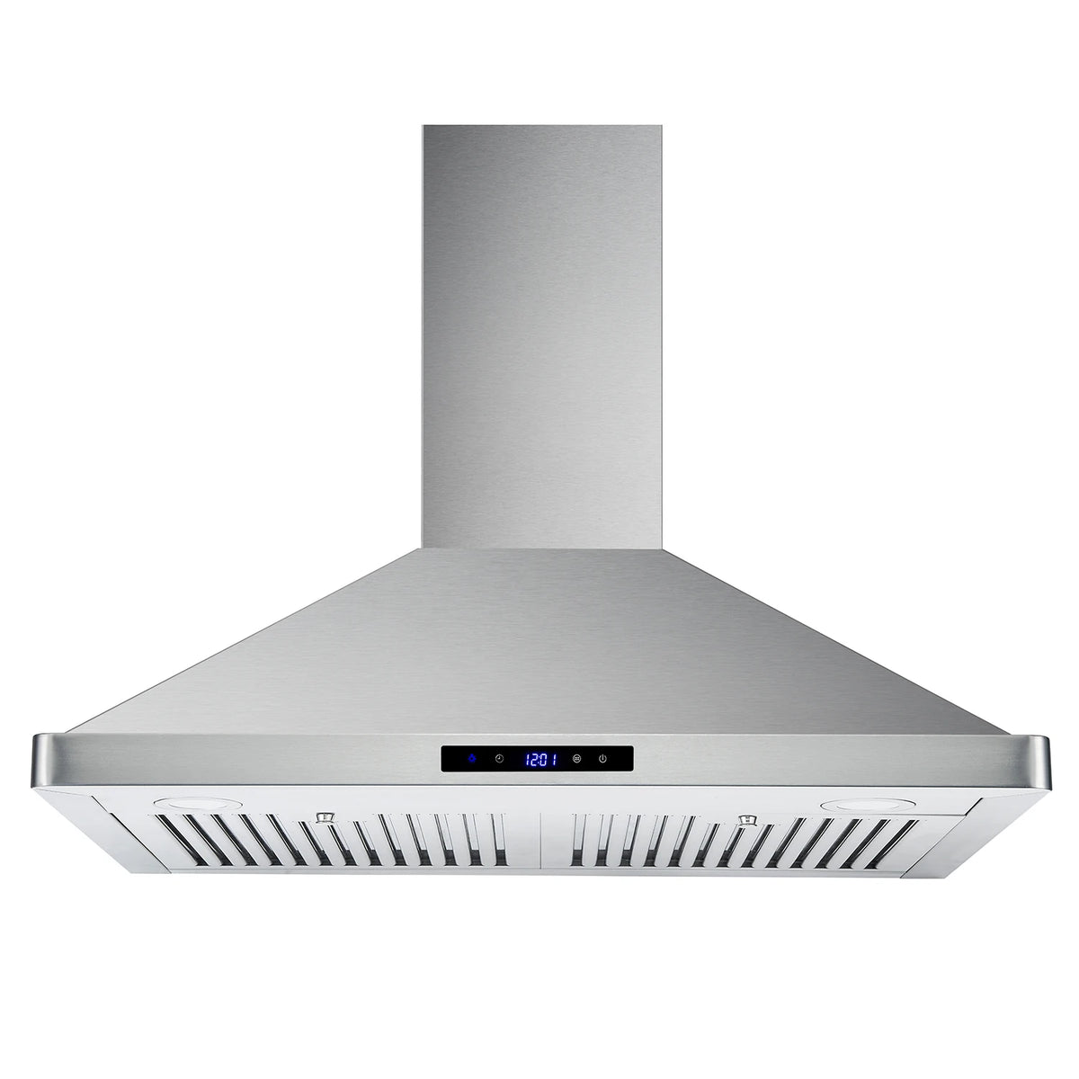 Wall Mount Range Hood 30 Inch Kitchen Hood 700 CFM ,Touch Control,Permanent Filters, Stainless Steel, 3 Speed