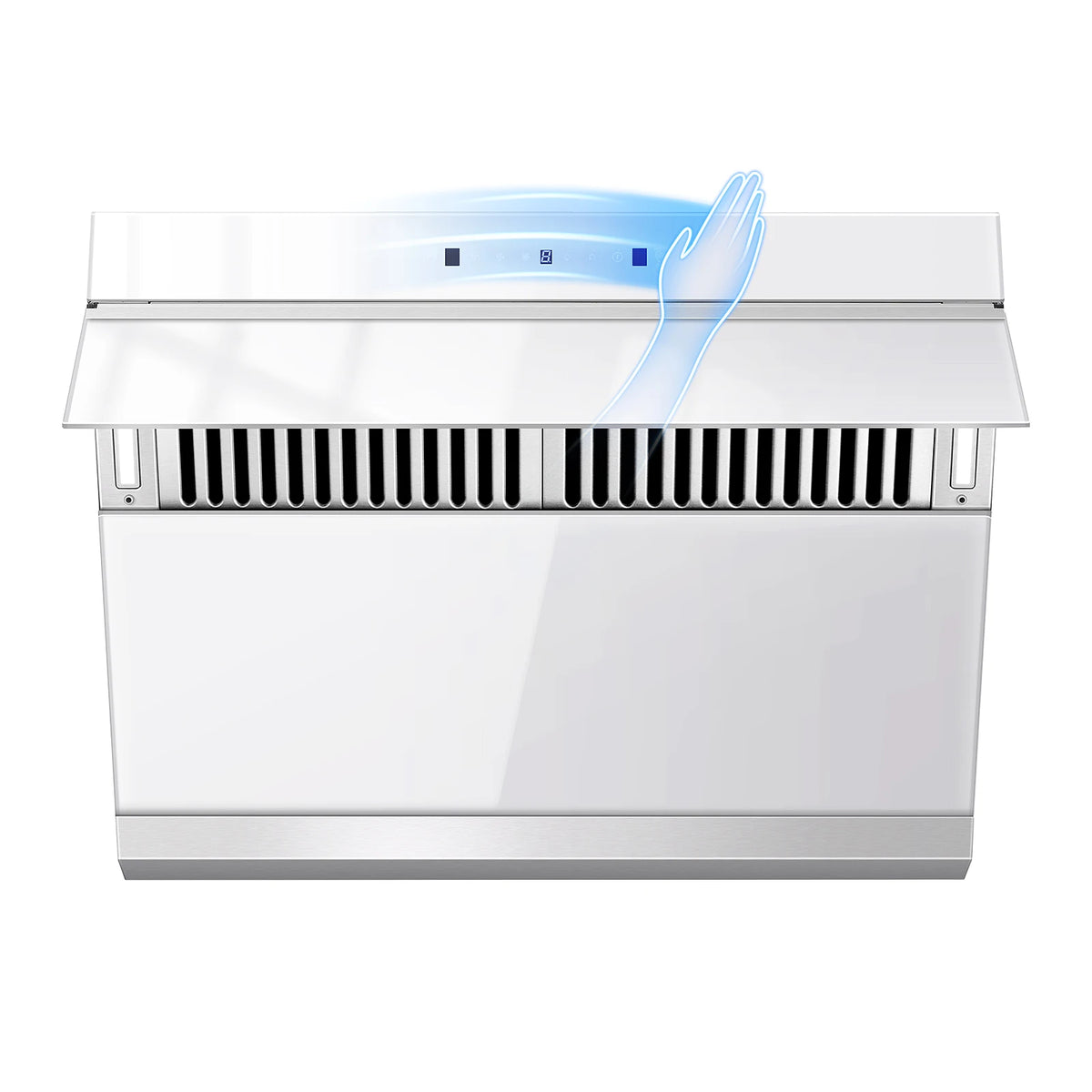 Under Cabinet Range Hood 30 Inch,Wall Mount Kitchen Hood 900 CFM with Heating Auto-cleaning Function, Gesture&