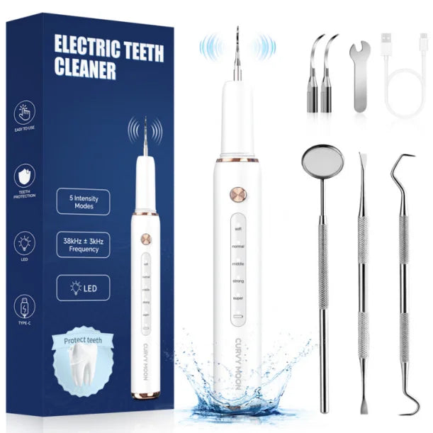 T4 Ultrasonic Tooth Cleaner - Safe & Effective Dental Care