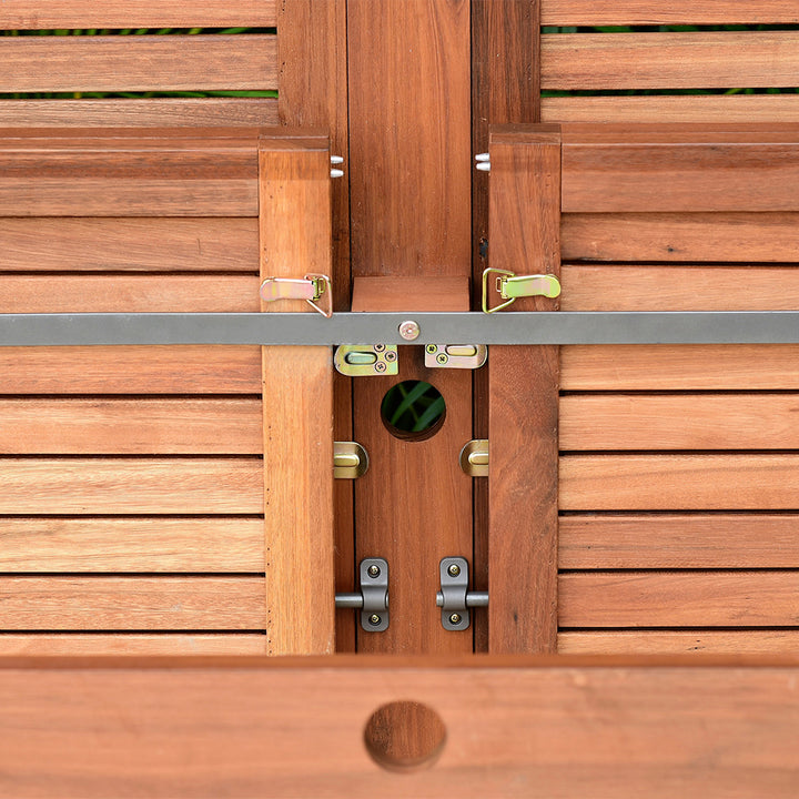 Amazonia Eucalyptus Patio Dining Table - 79-in L x 42-in W