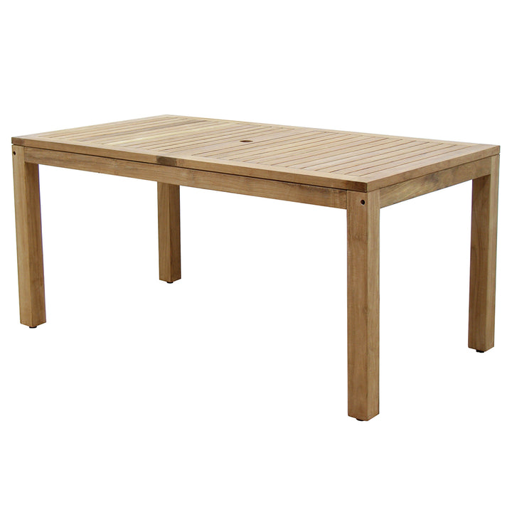 Amazonia Eucalyptus Patio Dining Table - 63-in L x 35-in W