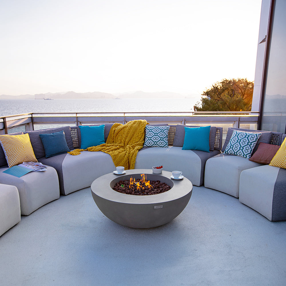 Lunar Outdoor Fire Bowl - view 2