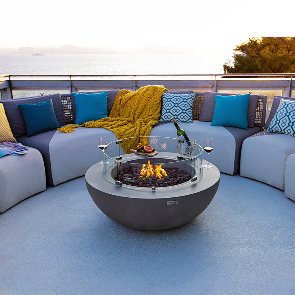 Lunar Outdoor Fire Bowl - view 6