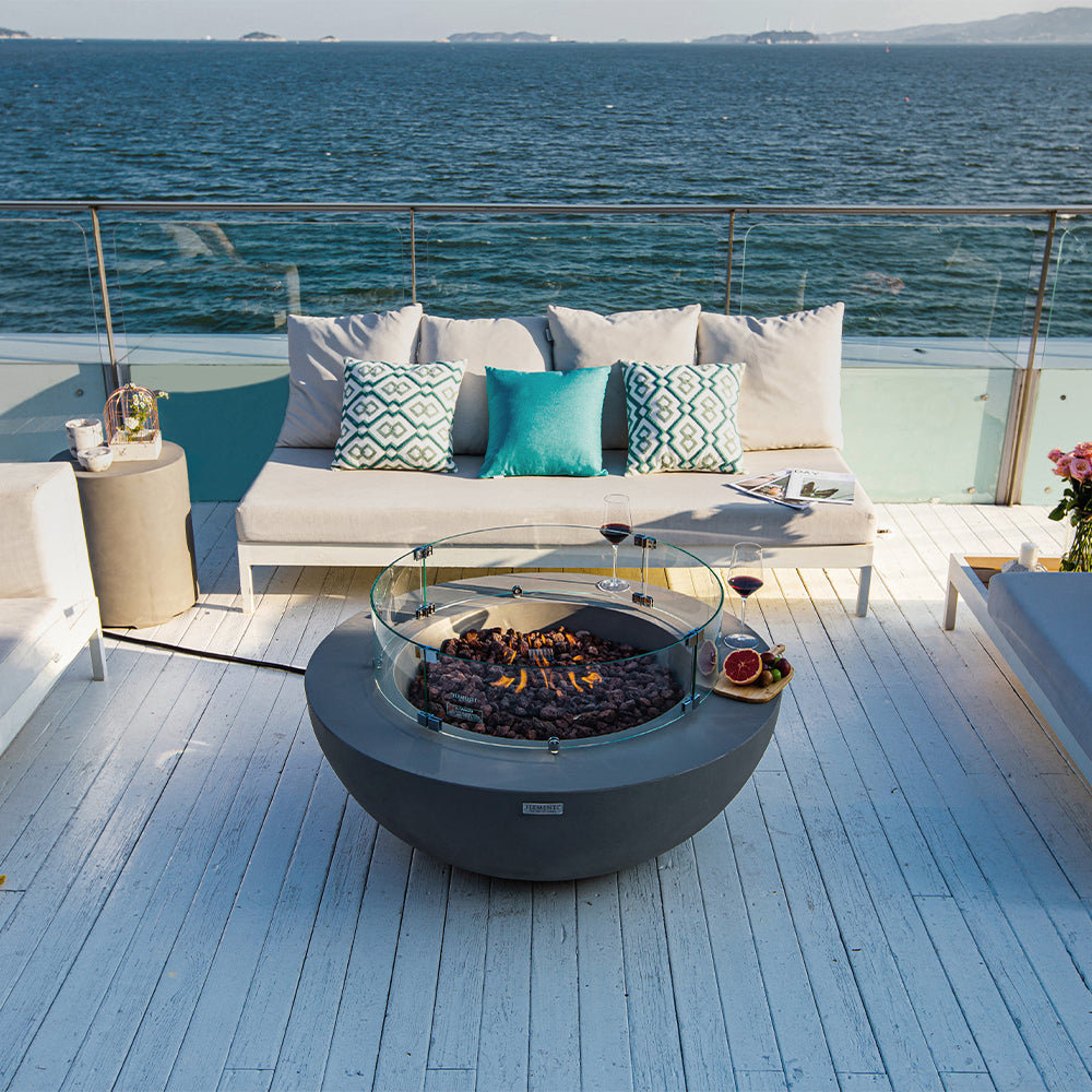 Lunar Outdoor Fire Bowl - view 7