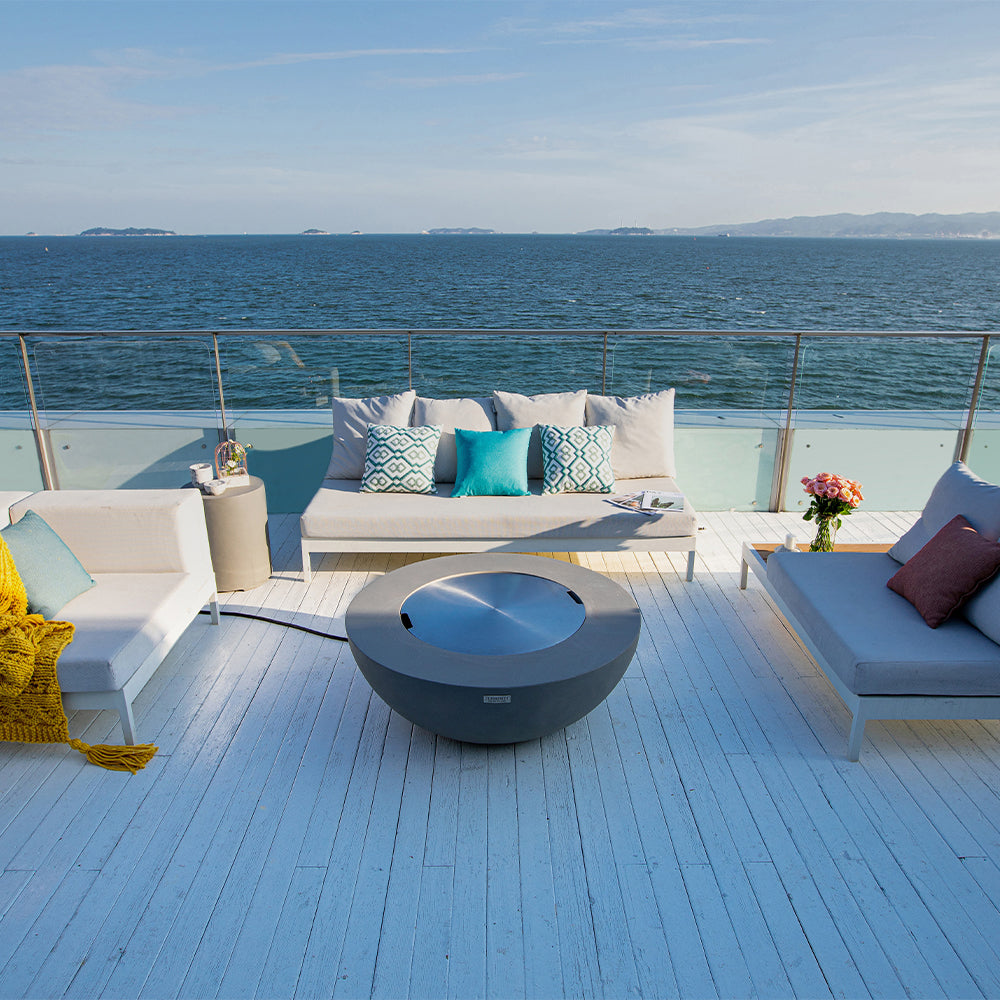 Lunar Outdoor Fire Bowl - view 8