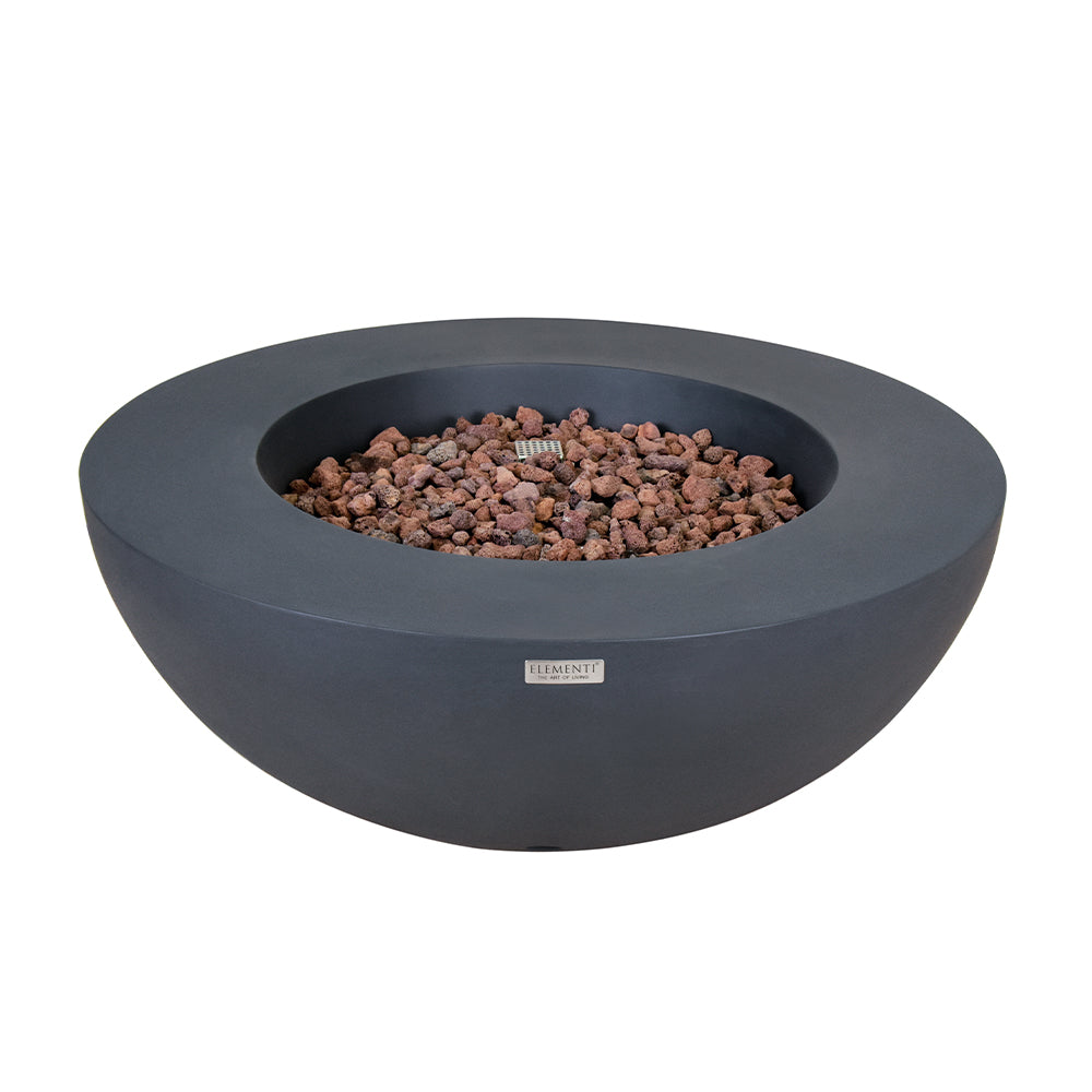 Lunar Outdoor Dark Grey Fire Bowl - view 8