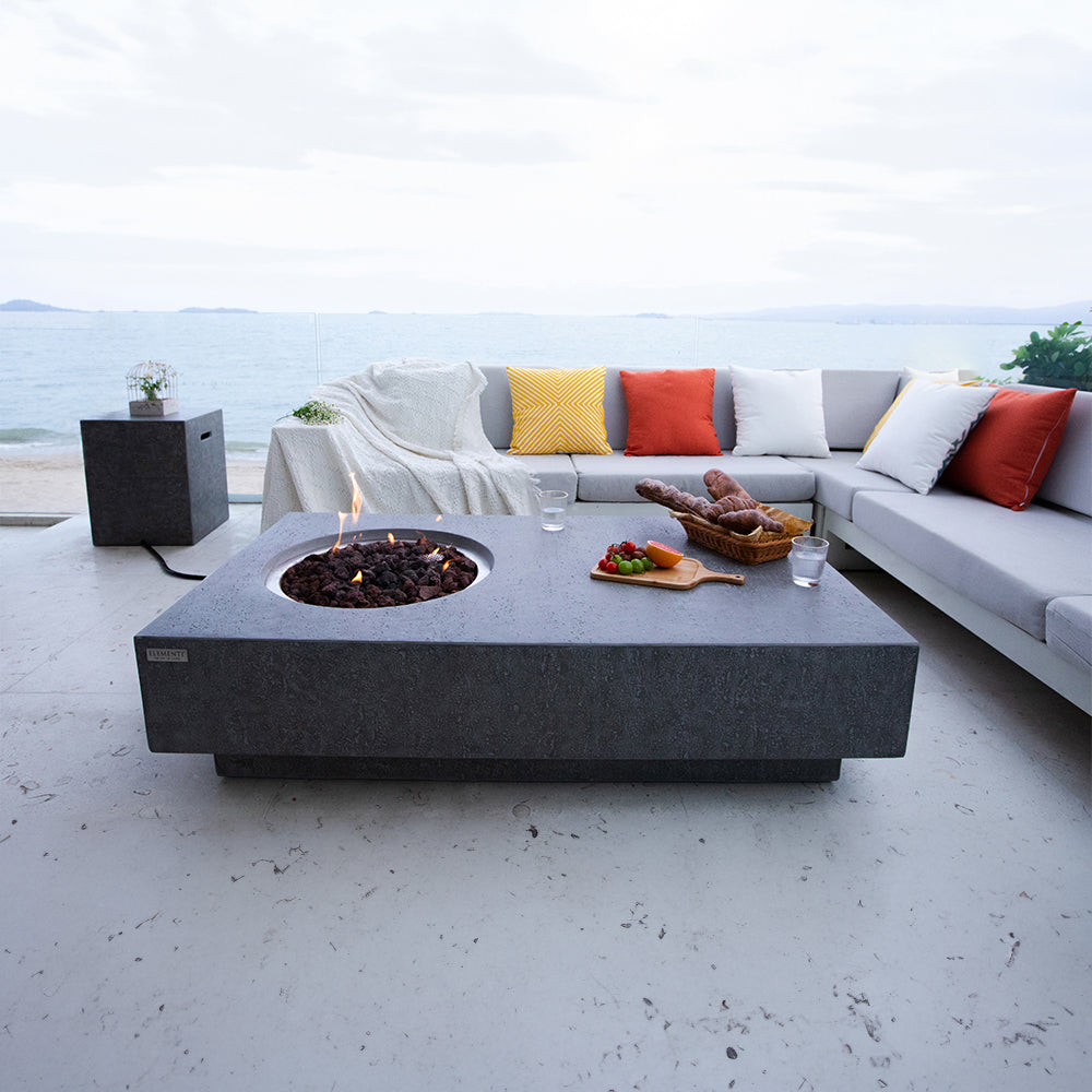 MetroPolis Outdoor Fire Pit Table - view 2
