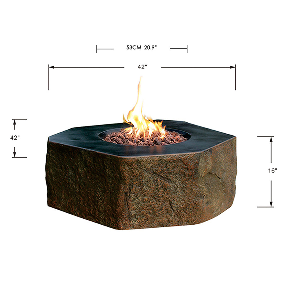 Outdoor Columbia Fire Pit Table - view 3