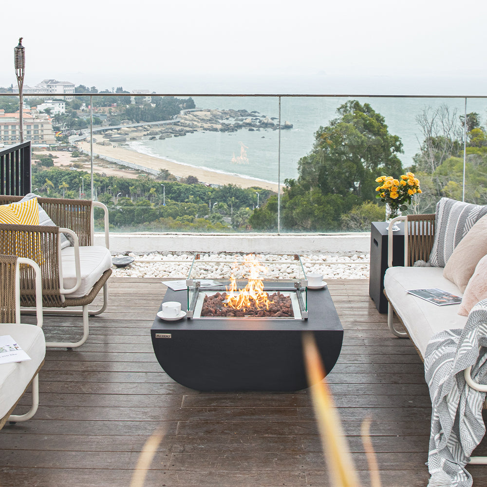 Aurora Outdoor Firepit Table - 34 Inches - view 6