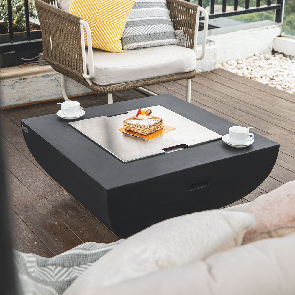 Aurora Outdoor Firepit Table - 34 Inches - view 8