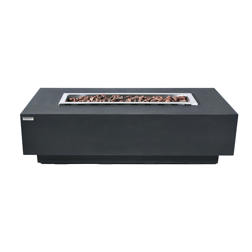 Granville Outdoor Dark Grey Fire Pit Table - view 8