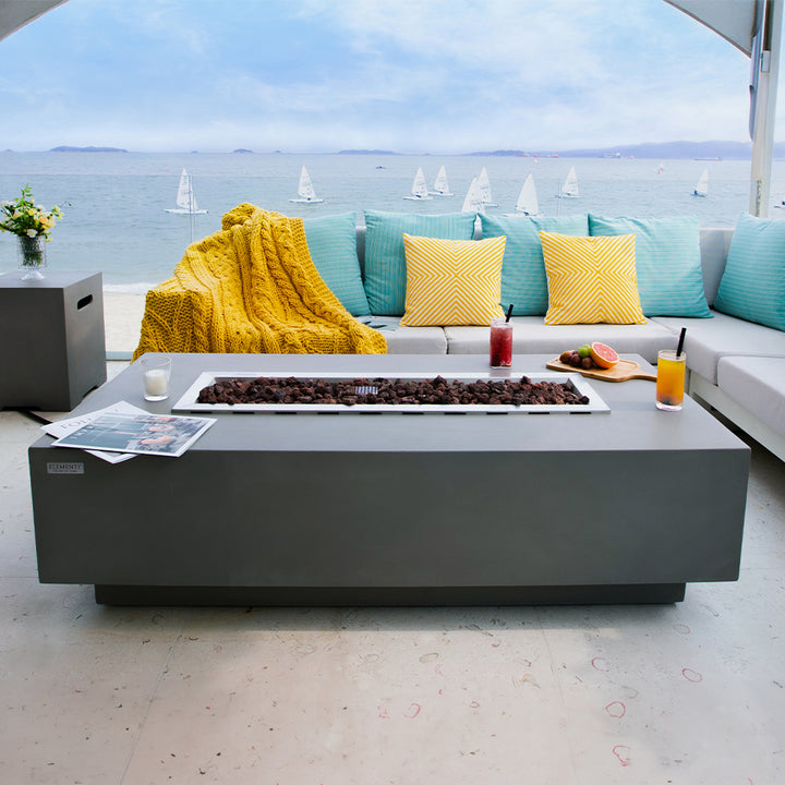 Granville Outdoor Fire Pit Table - Select Fuel Type