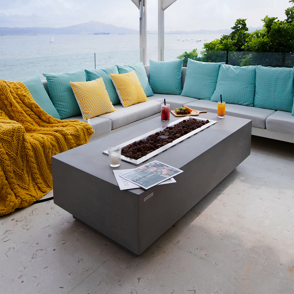 Granville Outdoor Fire Pit Table - Select Fuel Type