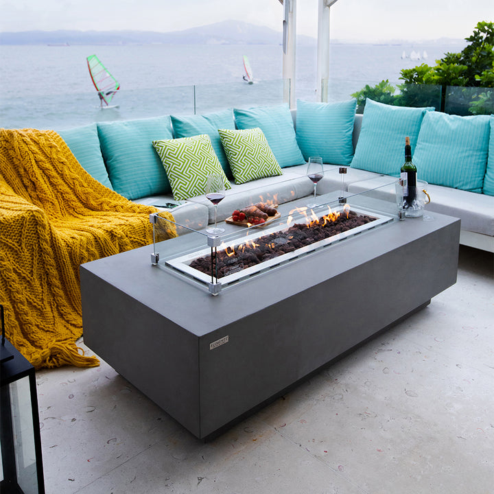 Granville Outdoor Fire Pit Table - Select Fuel Type