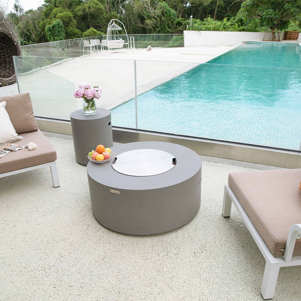 Tramore Outdoor Fire Pit Table - Liquid Propane - view 8