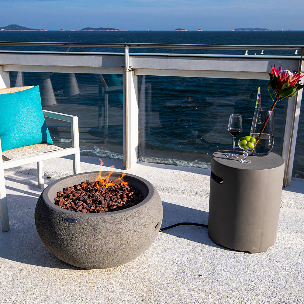 Newbridge Outdoor Fire Pit Table - Liquid Propane - view 4