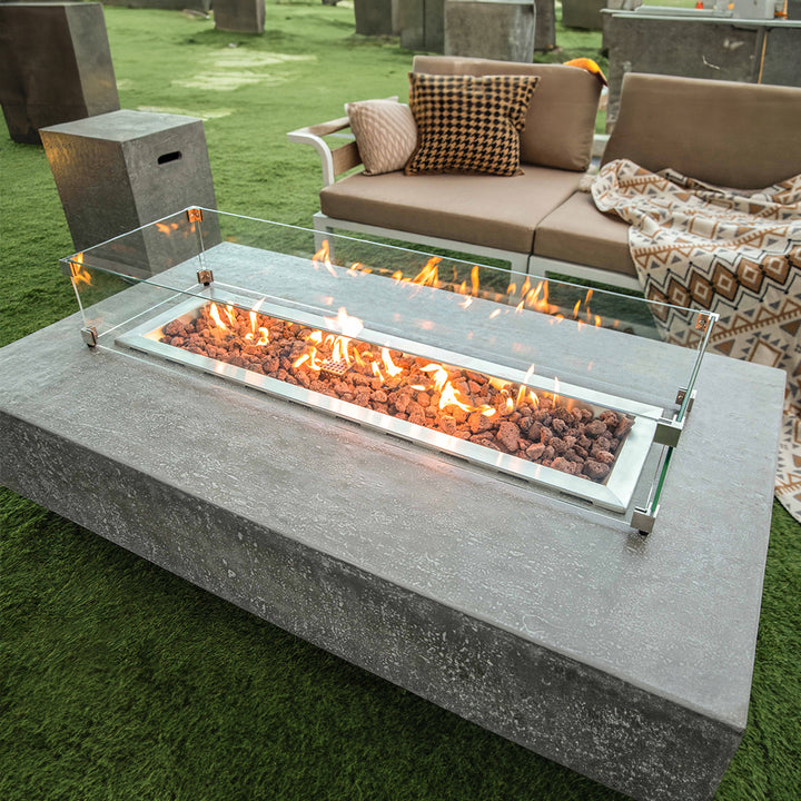 Hampton Outdoor Fire Pit Table - Select Fuel Type