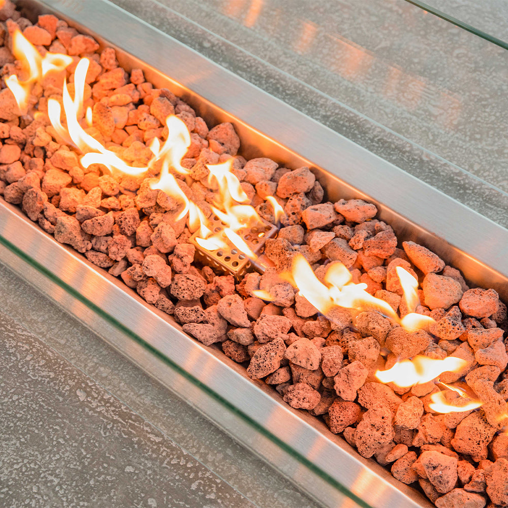 Hampton Outdoor Fire Pit Table - Select Fuel Type