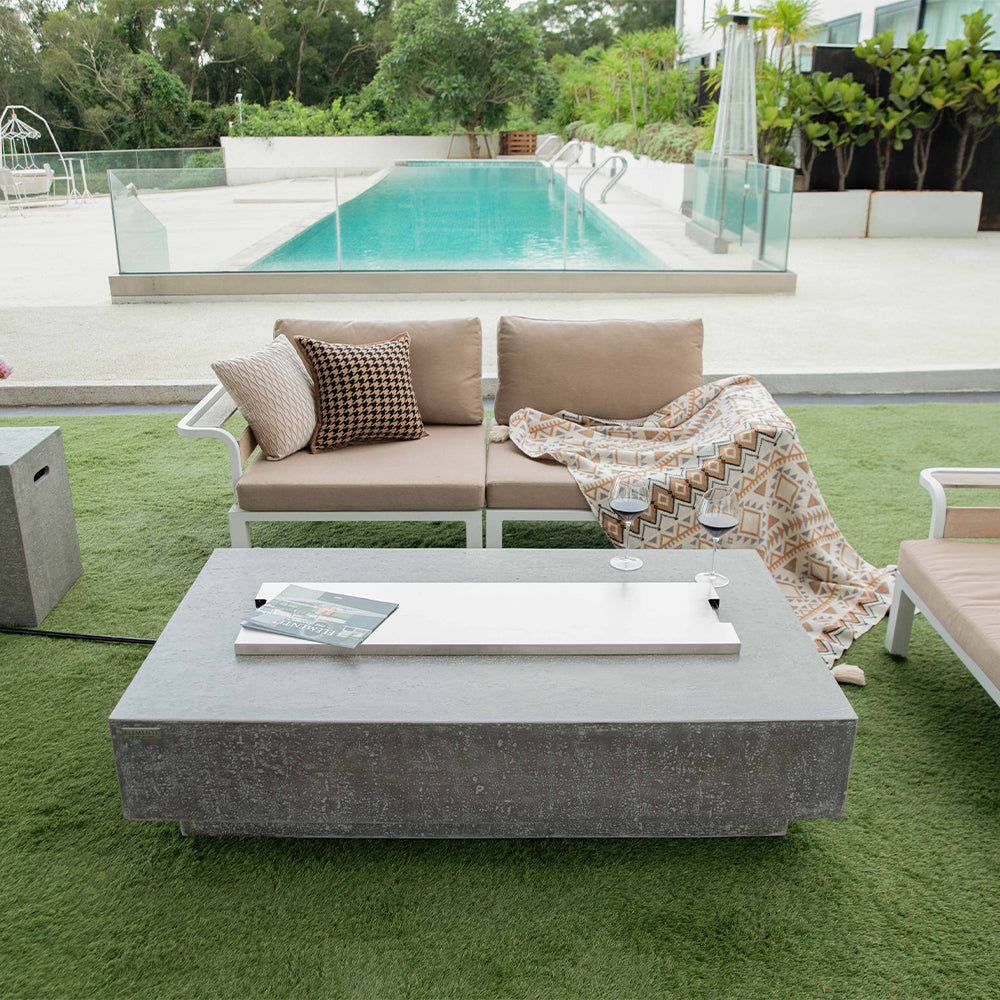 Hampton Outdoor Fire Pit Table - Select Fuel Type