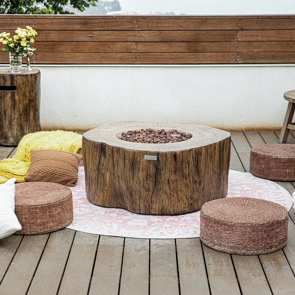 Manchester Outdoor Fire Pit Table - Select Fuel Type