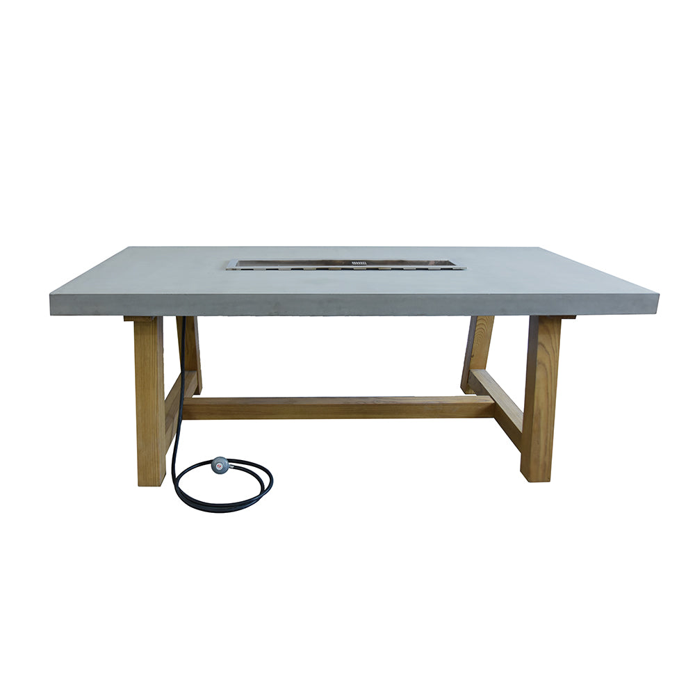 Workshop Outdoor Fire Pit Dining Table - view 9