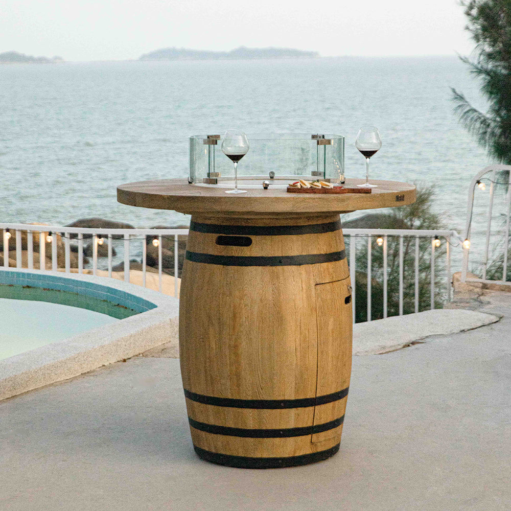 Tuscany Outdoor Reinforced Concrete Fire Pit Table - 48 Inch - Liquid Propane - view 2