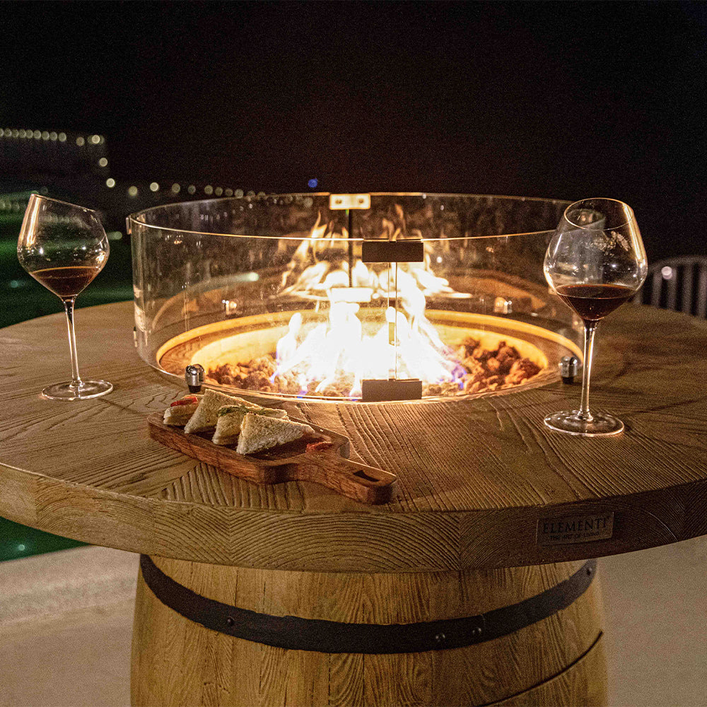 Tuscany Outdoor Reinforced Concrete Fire Pit Table - 48 Inch - Liquid Propane - view 5