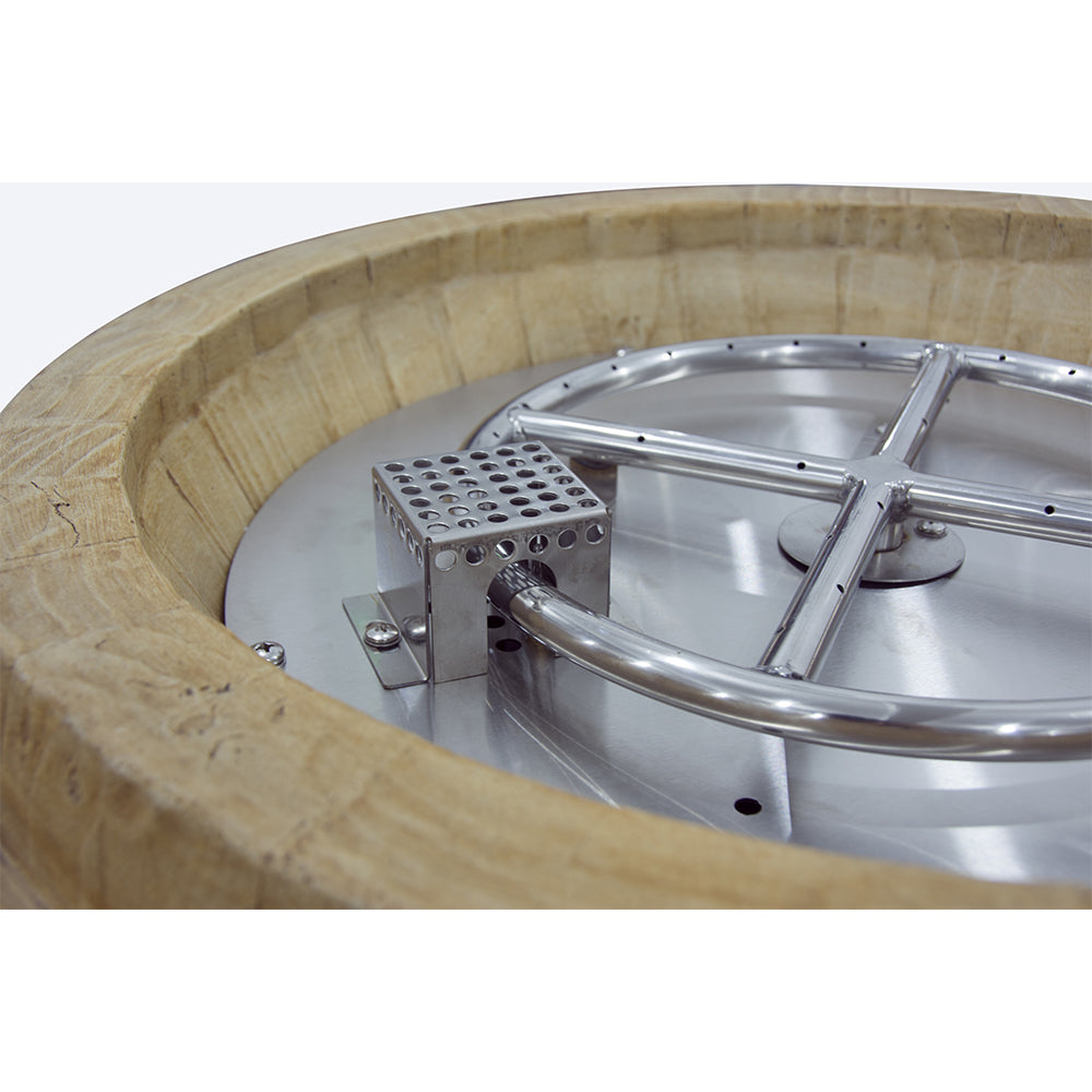 Tuscany Outdoor Reinforced Concrete Fire Pit Table - 48 Inch - Liquid Propane - view 9