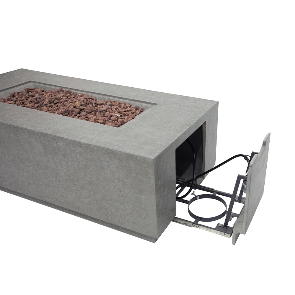 Elementi Andes Propane Fire Pit 66 x 32 Inches - view 10