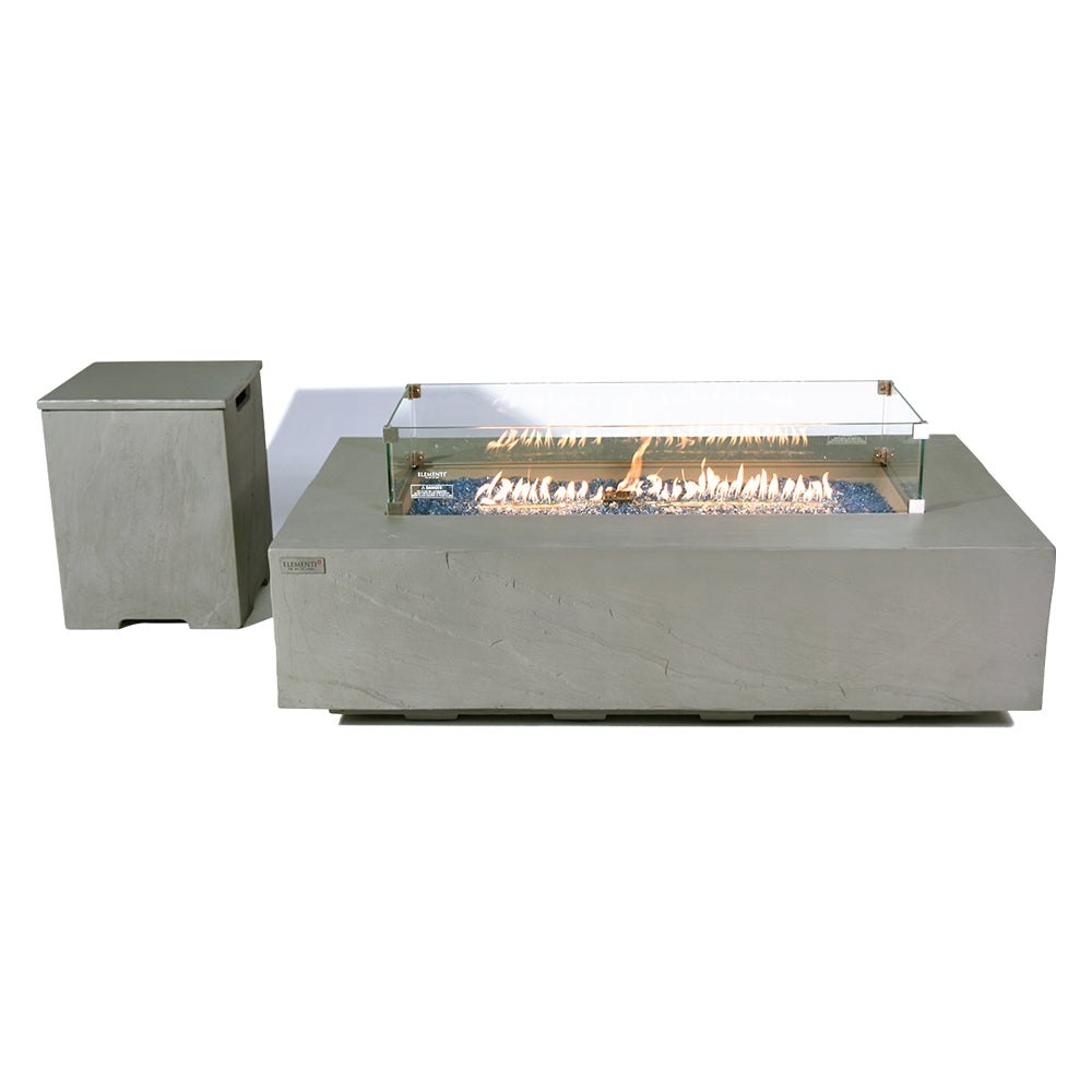 Meteora Outdoor Space Grey Fire Pit Table - view 14