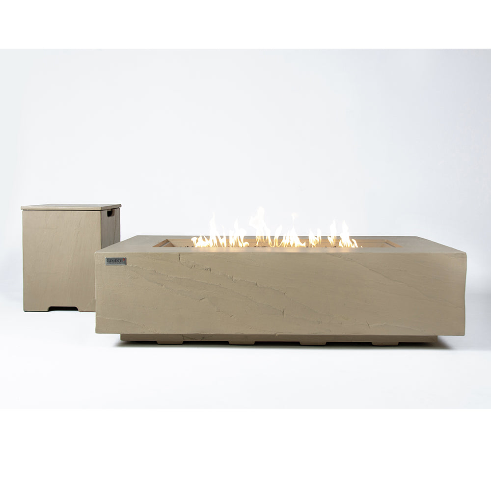 Colorado Outdoor Sunlight Yellow Fire Pit Table - view 10