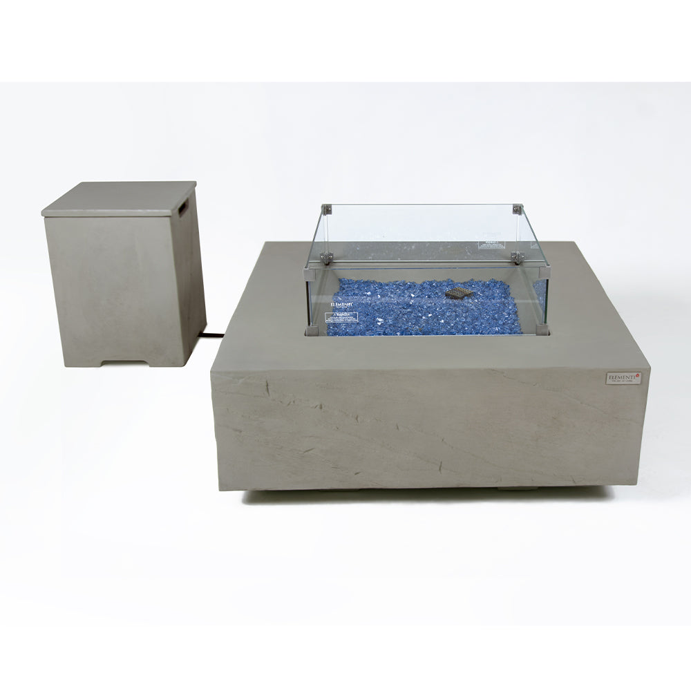 Capertee Outdoor Space Grey Fire Pit Table - view 12