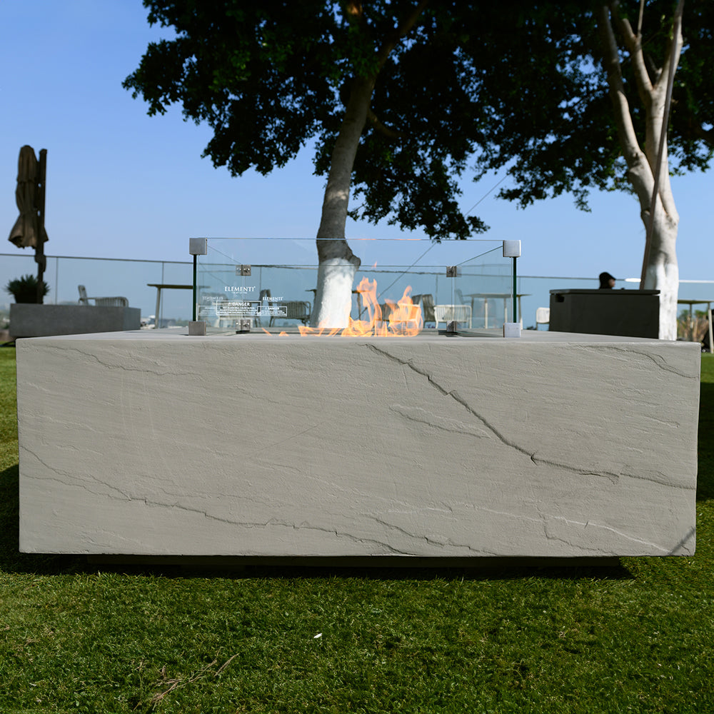 Capertee Outdoor Space Grey Fire Pit Table - view 5