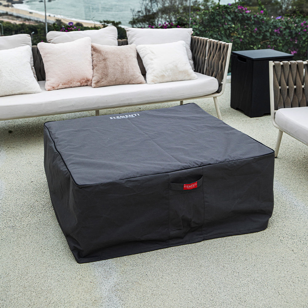 Roraima Outdoor Slate Black Fire Pit Table - view 7