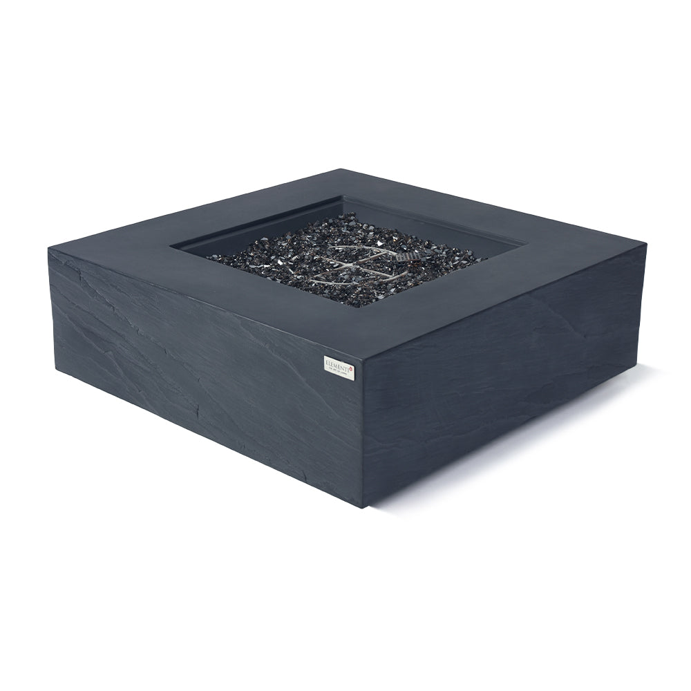 Roraima Outdoor Slate Black Fire Pit Table - view 8