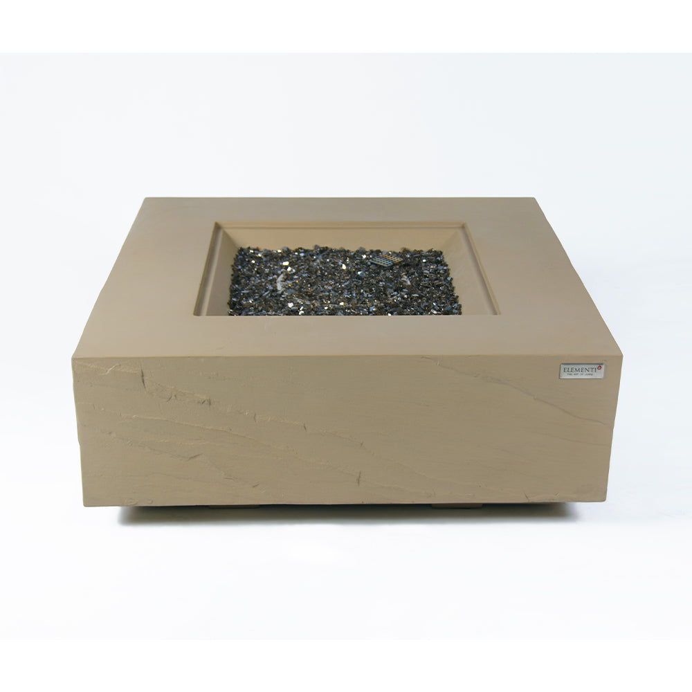 Uluru Outdoor Sunlight Yellow Fire Pit Table - view 9