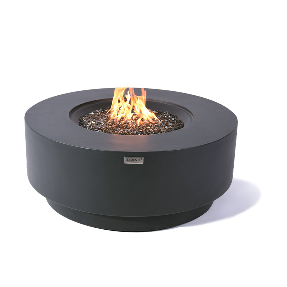 Nimes Outdoor Dark Grey Fire Pit Bowl