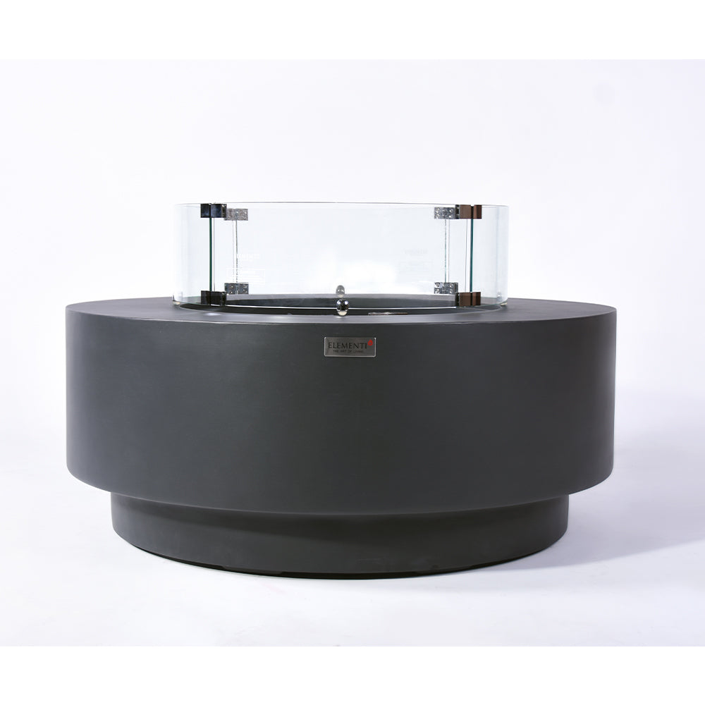 Nimes Outdoor Dark Grey Fire Pit Bowl - view 13